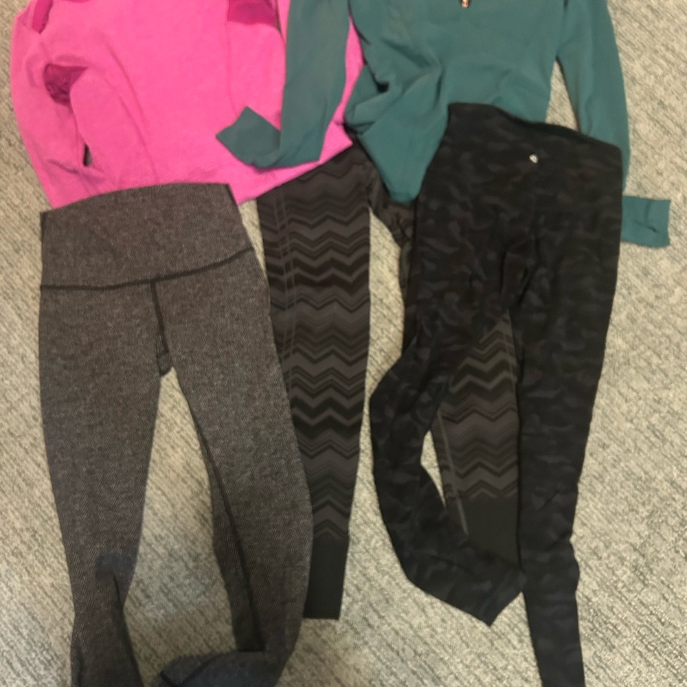 Colorful Activewear Leggings Set